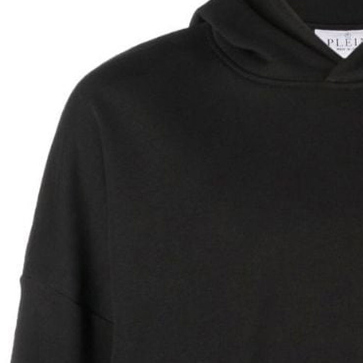 Details for 菲利普普莱因黑色印花连帽长袖卫衣 AABC-MJB2846-PJO002N-02