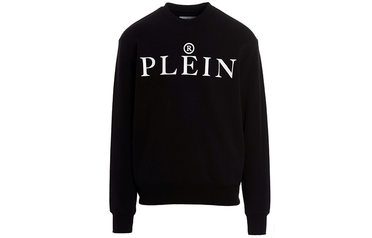 PHILIPP PLEIN Black Letter Print Sweatshirt UJO0005PJO002N-02