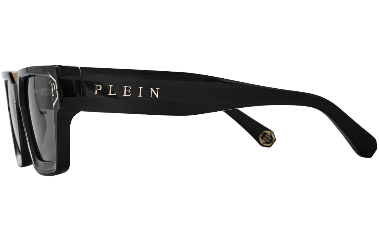 Purchase PHILIPP PLEIN 黑色方形太陽眼鏡 男女時尚必備配件。 SPP005M570700