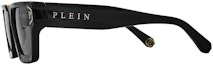 Purchase PHILIPP PLEIN 黑色方形太陽眼鏡 男女時尚必備配件。 SPP005M570700