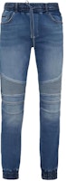 PHILIPP PLEIN Distressed Low-Rise Plain Blue Jeans for Men. PAAC-MDT2850-PDE004N-08RY PHILIPP PLEIN Distressed Low-Rise Plain Blue Jeans for Men. PAAC-MDT2850-PDE004N-08RY