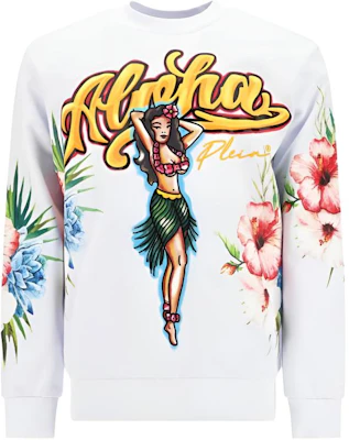 PHILIPP PLEIN Floral Print Crewneck Sweatshirt White SACCMJO0987PJO002N01 Buy PHILIPP PLEIN Floral Print Crewneck Sweatshirt White SACCMJO0987PJO002N01