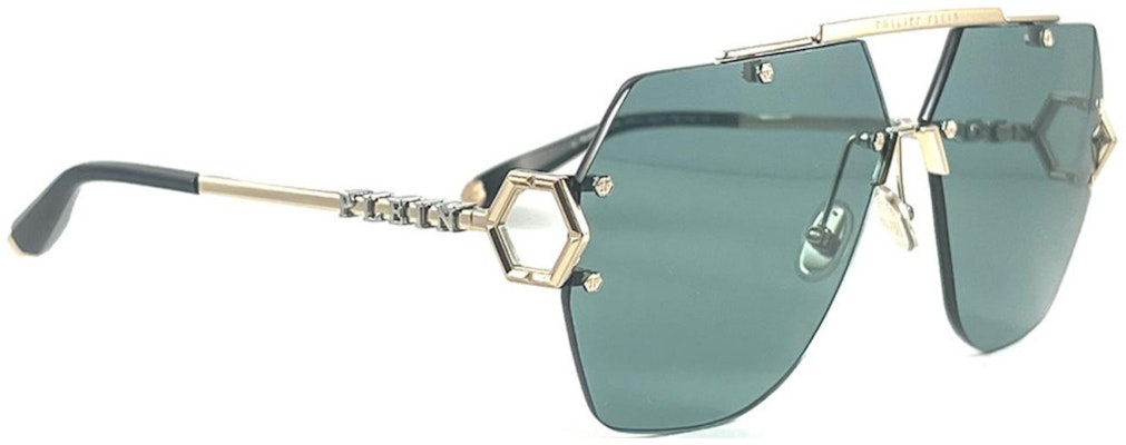 PHILIPP PLEIN未來感綠鏡片不規則框設計男女太陽眼鏡。 SPP111660340 Shop PHILIPP PLEIN未來感綠鏡片不規則框設計男女太陽眼鏡。 SPP111660340