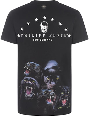 필립 플레인 FW21 애니멀 레터 프린트 크루넥 티셔츠 블랙 MTK5104-PJY002N-02 Lookbook 필립 플레인 FW21 애니멀 레터 프린트 크루넥 티셔츠 블랙 MTK5104-PJY002N-02