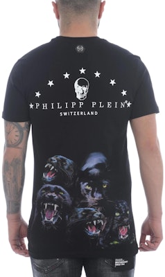 필립 플레인 FW21 애니멀 레터 프린트 크루넥 티셔츠 블랙 MTK5104-PJY002N-02 Purchase 필립 플레인 FW21 애니멀 레터 프린트 크루넥 티셔츠 블랙 MTK5104-PJY002N-02