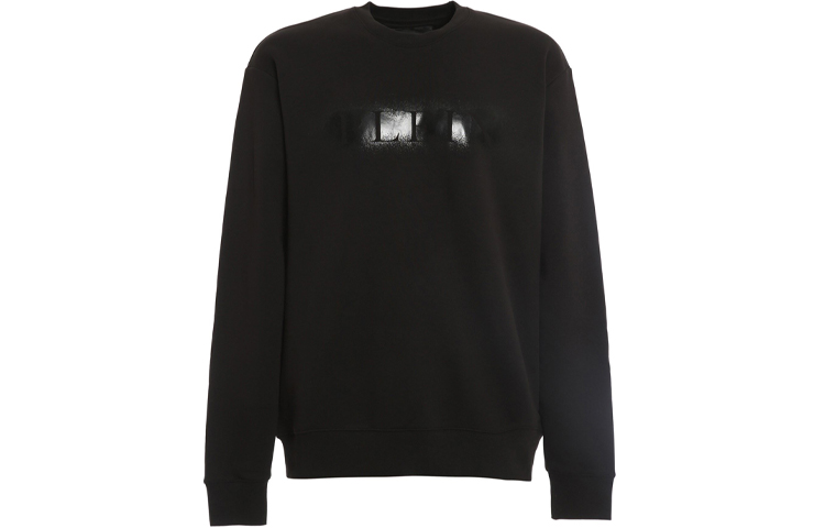 PHILIPP PLEIN FW21 Graphic Print Crewneck Sweatshirt Black FAAC-MJO0766-PJO0766-02