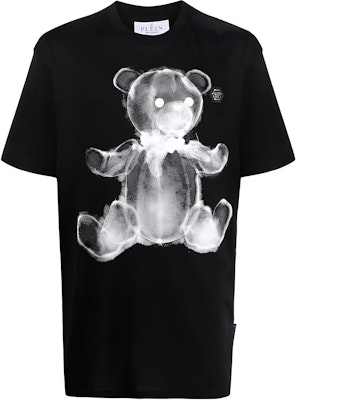 PHILIPP PLEIN FW22 黑色動物印花圓領T恤 FABC-MTK5612-PJY002N-02 Buy PHILIPP PLEIN FW22 黑色動物印花圓領T恤 FABC-MTK5612-PJY002N-02