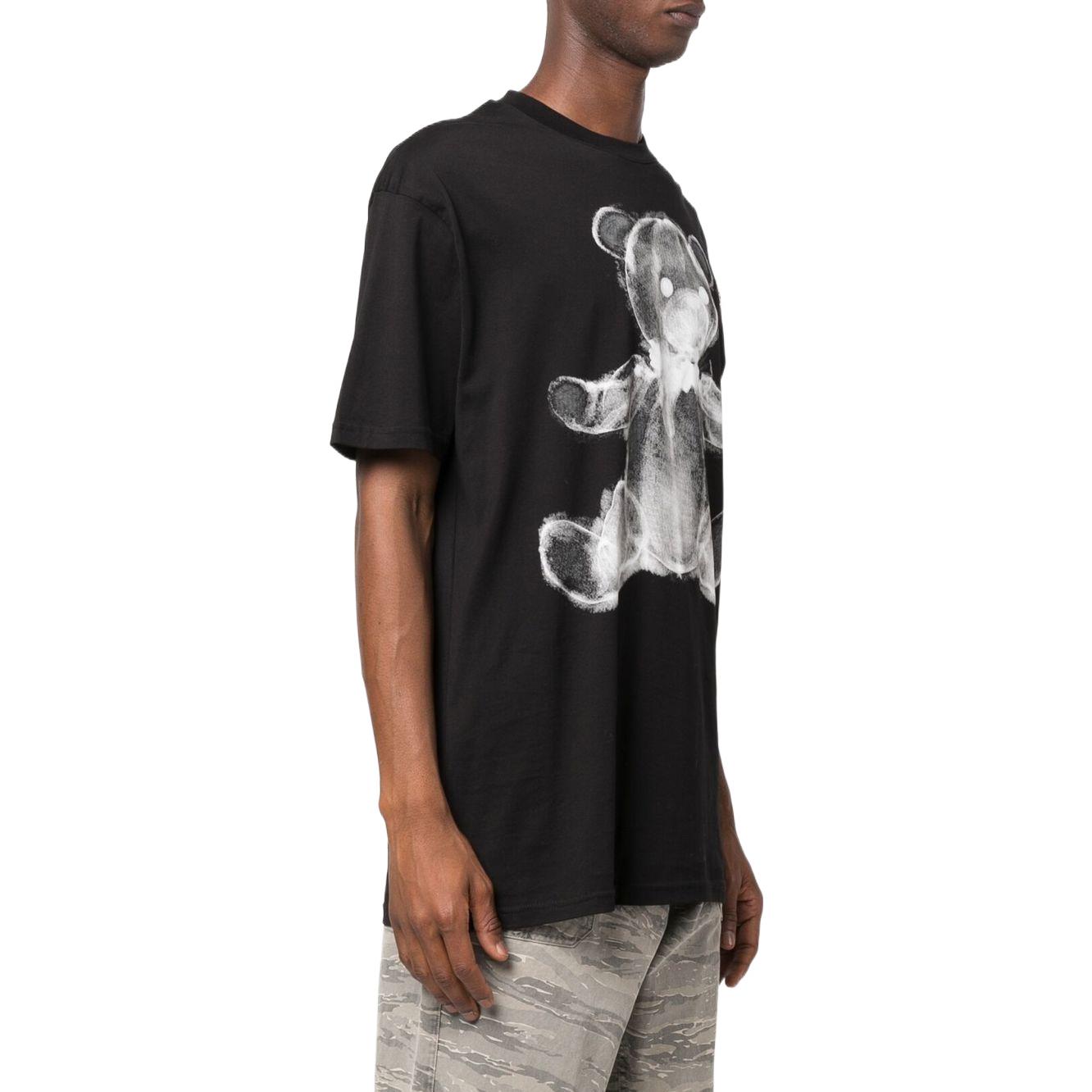 Purchase PHILIPP PLEIN FW22 黑色動物印花圓領T恤 FABC-MTK5612-PJY002N-02