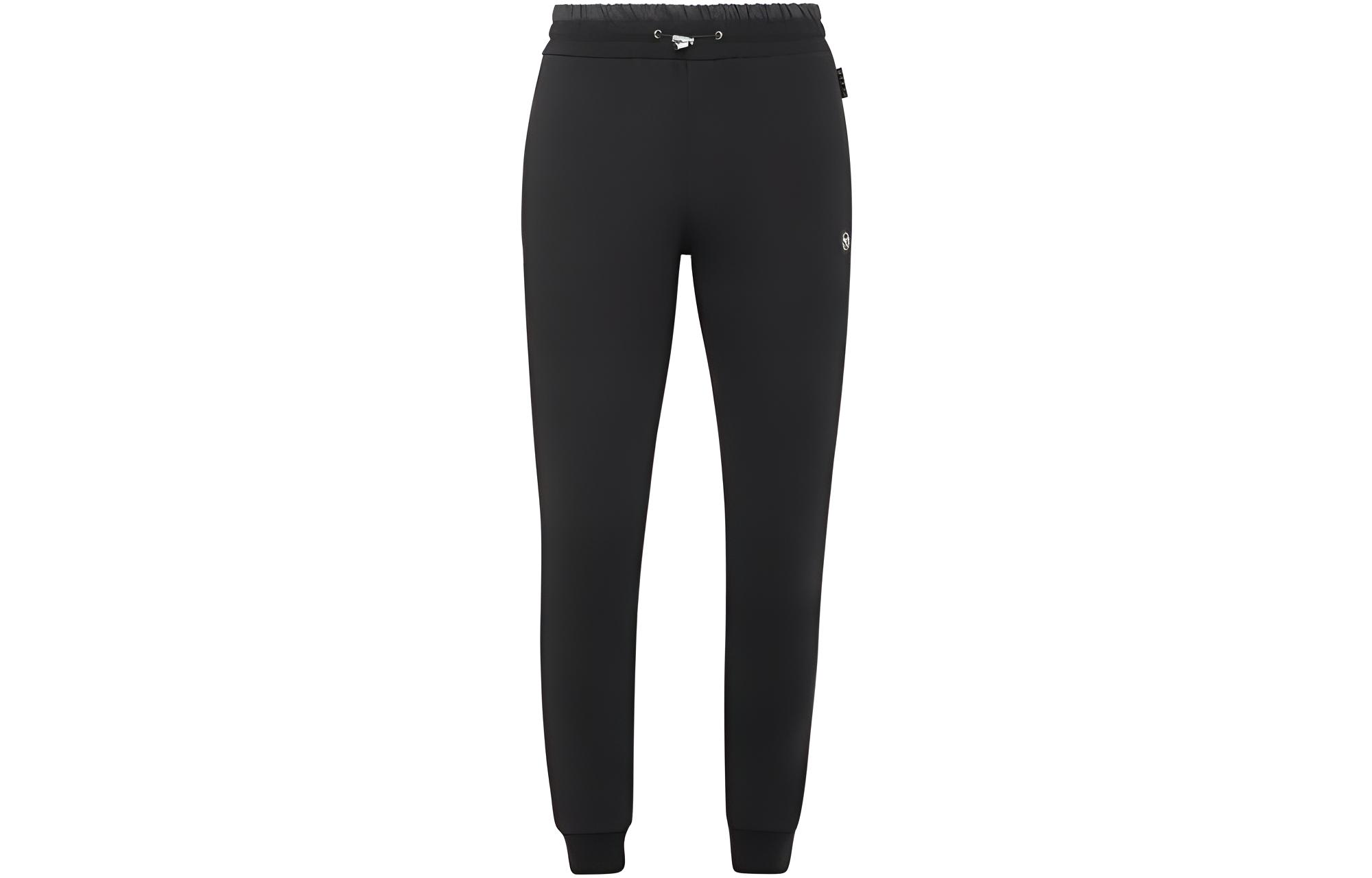 Philipp Plein FW22  Black Jogger Sweatpants Solid Color Casual Style FABC-MJT2043-PJY002N-02