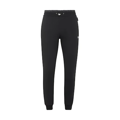 Philipp Plein FW22 Black Jogger Sweatpants Solid Color Casual Style FABC-MJT2043-PJY002N-02