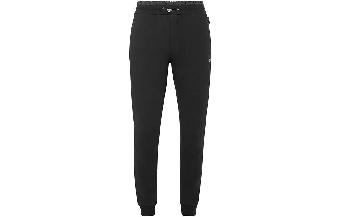 Order Philipp Plein FW22 黑色慢跑運動褲 素色休閒風格 FABC-MJT2043-PJY002N-02