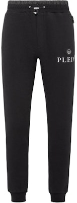 PHILIPP PLEIN FW22 黑色運動長褲,附品牌徽標貼章. FABC-MJT2073-PTE003N-02 Buy PHILIPP PLEIN FW22 黑色運動長褲,附品牌徽標貼章. FABC-MJT2073-PTE003N-02