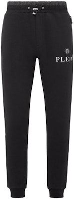 PHILIPP PLEIN FW22 黑色運動長褲,附品牌徽標貼章. FABC-MJT2073-PTE003N-02 Order PHILIPP PLEIN FW22 黑色運動長褲,附品牌徽標貼章. FABC-MJT2073-PTE003N-02