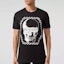 Shop PHILIPP PLEIN FW22 Kaos Lengan Pendek Cotton Logo Tengkorak Hitam. PAAC-MTK5149-PJY002N-02