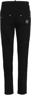 PHILIPP PLEIN FW22 Celana Jeans Hitam Slim Fit Straight Leg Denim MDT3110PDE004N15GD Lookbook PHILIPP PLEIN FW22 Celana Jeans Hitam Slim Fit Straight Leg Denim MDT3110PDE004N15GD