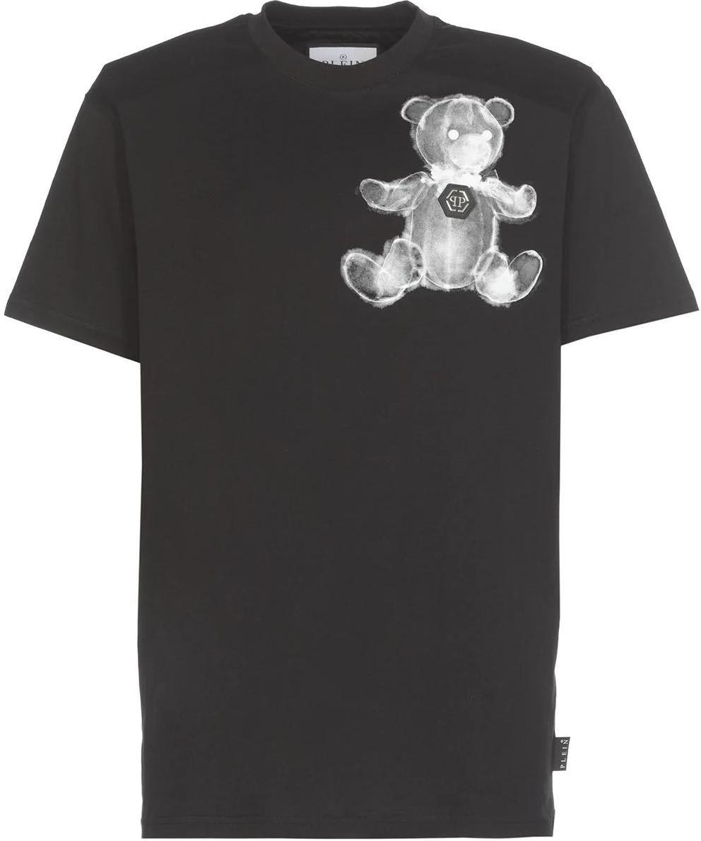 philipp-plein-fw-22-black-bear-graphic-print-crewneck-t-shirt-men-s-short-sleeve-fabcmtk-5708-pjy-002-n02