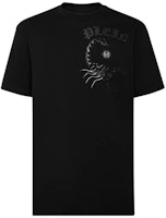 PHILIPP PLEIN FW22 Hexagon Logo Print Crewneck T-Shirt Men’s Black FABC-MTK5710-PJY002N-0202 PHILIPP PLEIN FW22 Hexagon Logo Print Crewneck T-Shirt Men’s Black FABC-MTK5710-PJY002N-0202