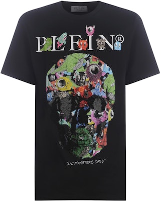 PHILIPP PLEIN FW22 男款黑色骷髏圖案休閒短袖T恤 MTK5671PJY002N02 Buy PHILIPP PLEIN FW22 男款黑色骷髏圖案休閒短袖T恤 MTK5671PJY002N02