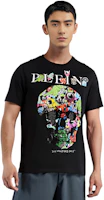 Details for PHILIPP PLEIN FW22 男款黑色骷髏圖案休閒短袖T恤 MTK5671PJY002N02
