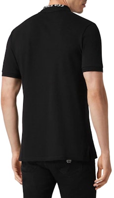 PHILIPP PLEIN FW23 黑色骷髅印花短袖纽扣式 Polo 衫. SADC-MTK6876-PTE003N-02 Shop PHILIPP PLEIN FW23 黑色骷髅印花短袖纽扣式 Polo 衫. SADC-MTK6876-PTE003N-02