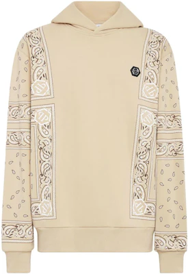 PHILIPP PLEIN FW23 徽标贴布连帽衫 浅米色 FACC-MJB3042-PJO002N-06 Order PHILIPP PLEIN FW23 徽标贴布连帽衫 浅米色 FACC-MJB3042-PJO002N-06