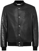 PHILIPP PLEIN FW23 Python Bomber Skull Print Black Luxury Jacket for Men SABCMLB1469PLE029P02 PHILIPP PLEIN FW23 Python Bomber Skull Print Black Luxury Jacket for Men SABCMLB1469PLE029P02