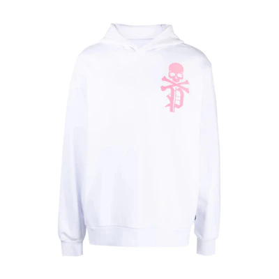 PHILIPP PLEIN FW23 Skull Print Casual Hoodie AACC-MJB3137-PJO002N-01