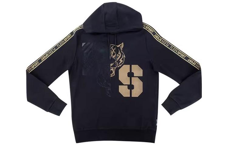 PHILIPP PLEIN Graphic Print Hoodie Black SMJB0975-412252-216