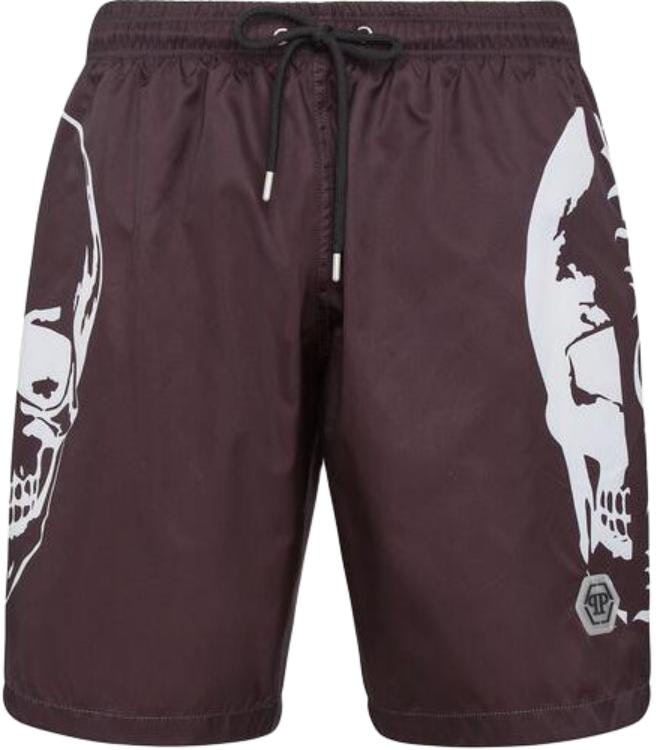 philipp-plein-graphic-print-lace-up-brown-casual-shorts-for-men-fabc-mmt-0335-pte-003-n-02