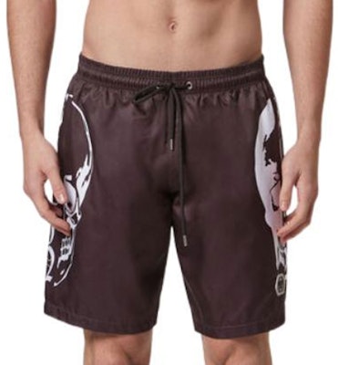 フィリッププレイン メンズ グラフィックプリント レースアップ ブラウン カジュアルショーツ FABC-MMT0335-PTE003N-02 Shop フィリッププレイン メンズ グラフィックプリント レースアップ ブラウン カジュアルショーツ FABC-MMT0335-PTE003N-02