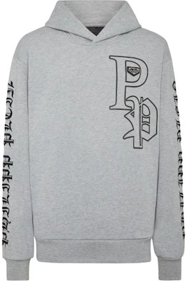 PHILIPP PLEIN Grey Hoodie with Logo Print UADC-MJB3567-PJY002N-GRAY Buy PHILIPP PLEIN Grey Hoodie with Logo Print UADC-MJB3567-PJY002N-GRAY