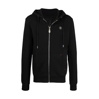 PHILIPP PLEIN Hexagon Logo Jacket Black FAACMJB2156PJO002N-02