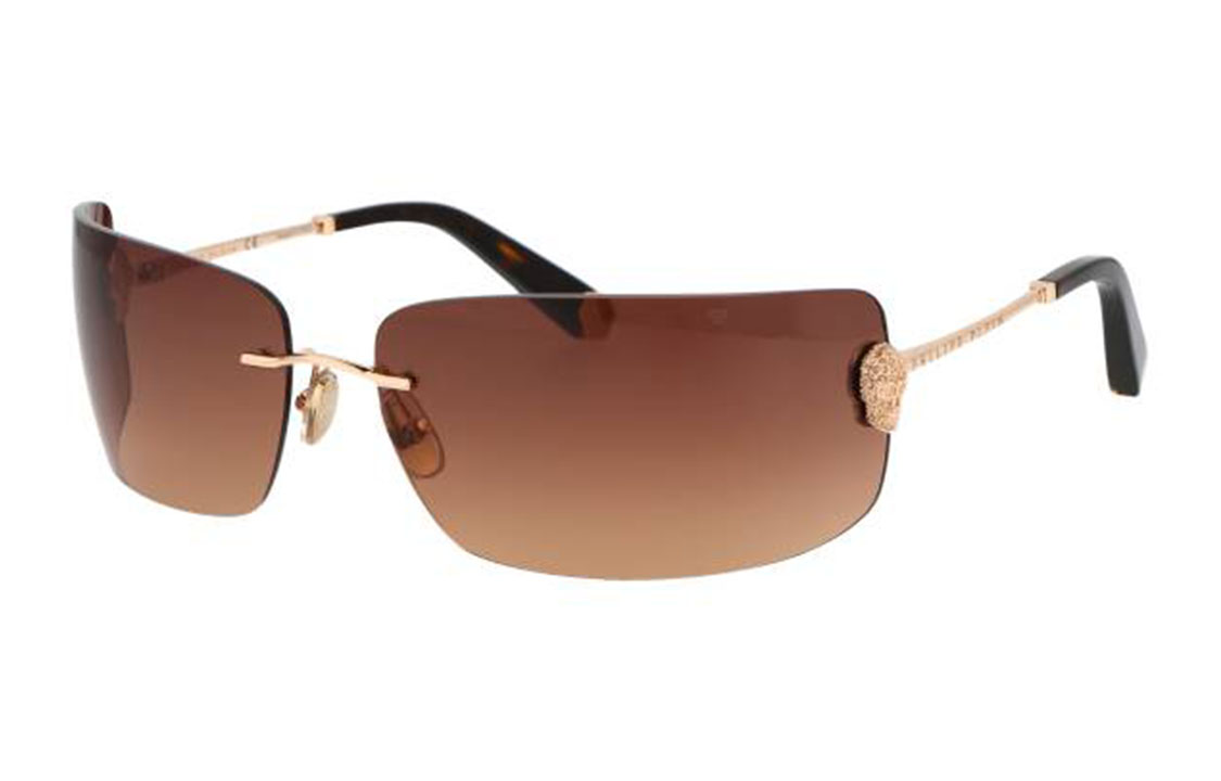 PHILIPP PLEIN Irregular Frame Gold Metal Sunglasses SPP027S300Y 圖 2