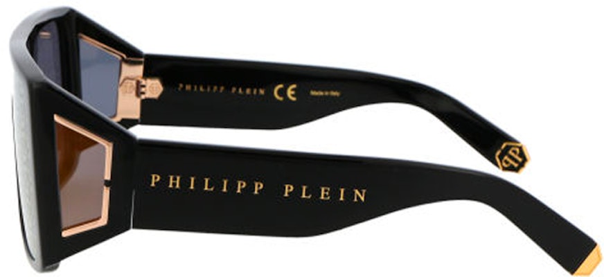 PHILIPP PLEIN 黑色不規則造型太陽眼鏡 男女情侶款 SPP014W 700G Shop PHILIPP PLEIN 黑色不規則造型太陽眼鏡 男女情侶款 SPP014W 700G
