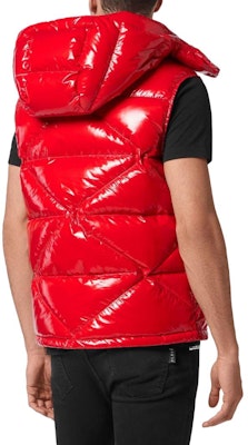 PHILIPP PLEIN 红色连帽拉链马甲 时尚印花背心 AACC-MRB2471-PTE003N-13 Shop PHILIPP PLEIN 红色连帽拉链马甲 时尚印花背心 AACC-MRB2471-PTE003N-13