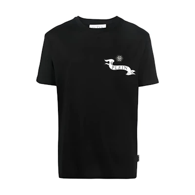 PHILIPP PLEIN Logo Printed Short Sleeve T-Shirt Men. PACC-MTK6277-PJY002N-02