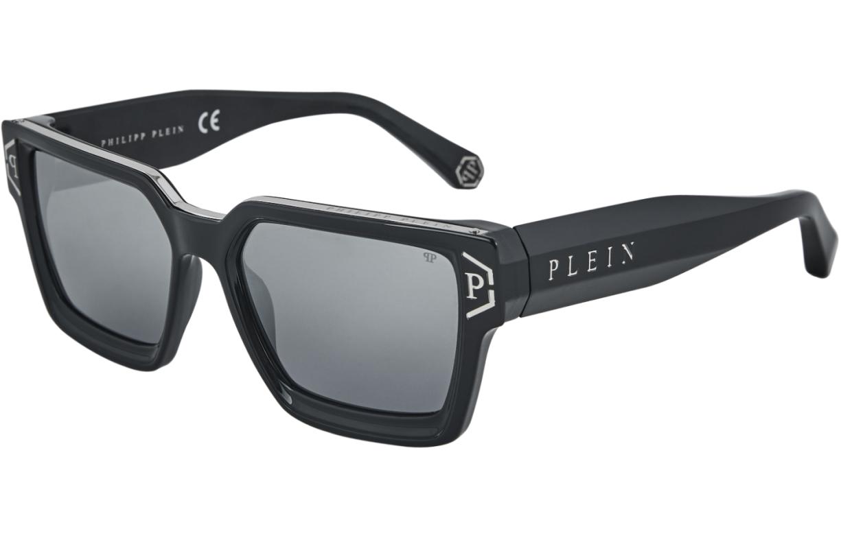 PHILIPP PLEIN Luxury Square Sunglasses Unisex Minimalist Fashion Style. SPP005M57700X