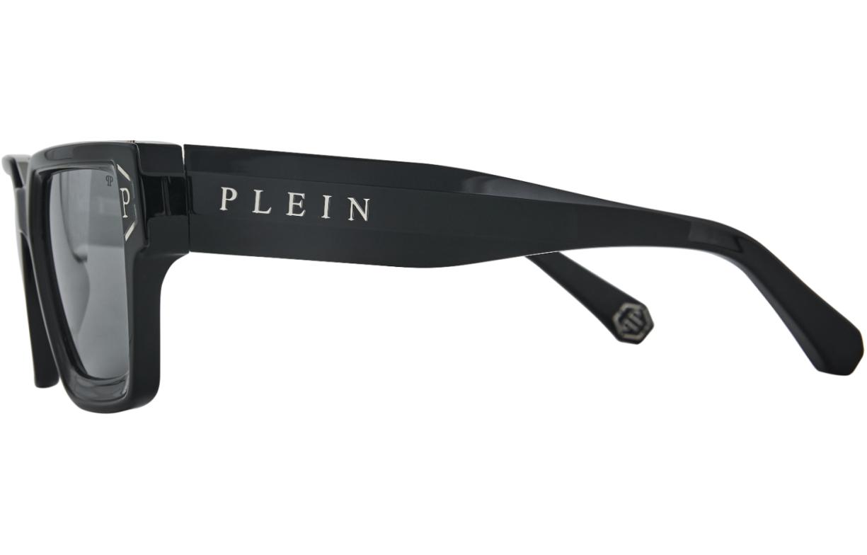 Shop PHILIPP PLEIN 奢華方形太陽眼鏡 男女通用 極簡時尚風格. SPP005M57700X