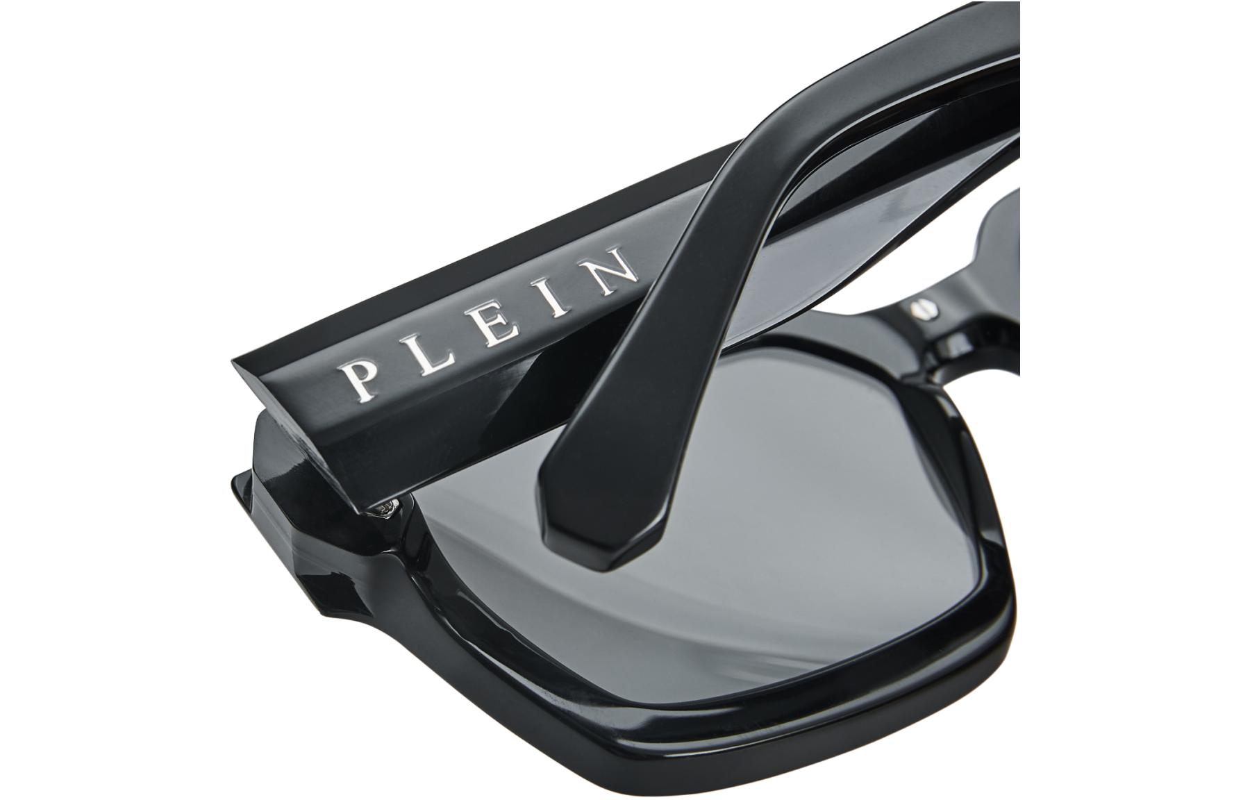 Details for PHILIPP PLEIN 奢華方形太陽眼鏡 男女通用 極簡時尚風格. SPP005M57700X