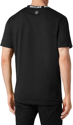 PHILIPP PLEIN 男款黑色圖案印花短袖圓領T恤 SADC-MTK6828-PJY002N-02 Details for PHILIPP PLEIN 男款黑色圖案印花短袖圓領T恤 SADC-MTK6828-PJY002N-02