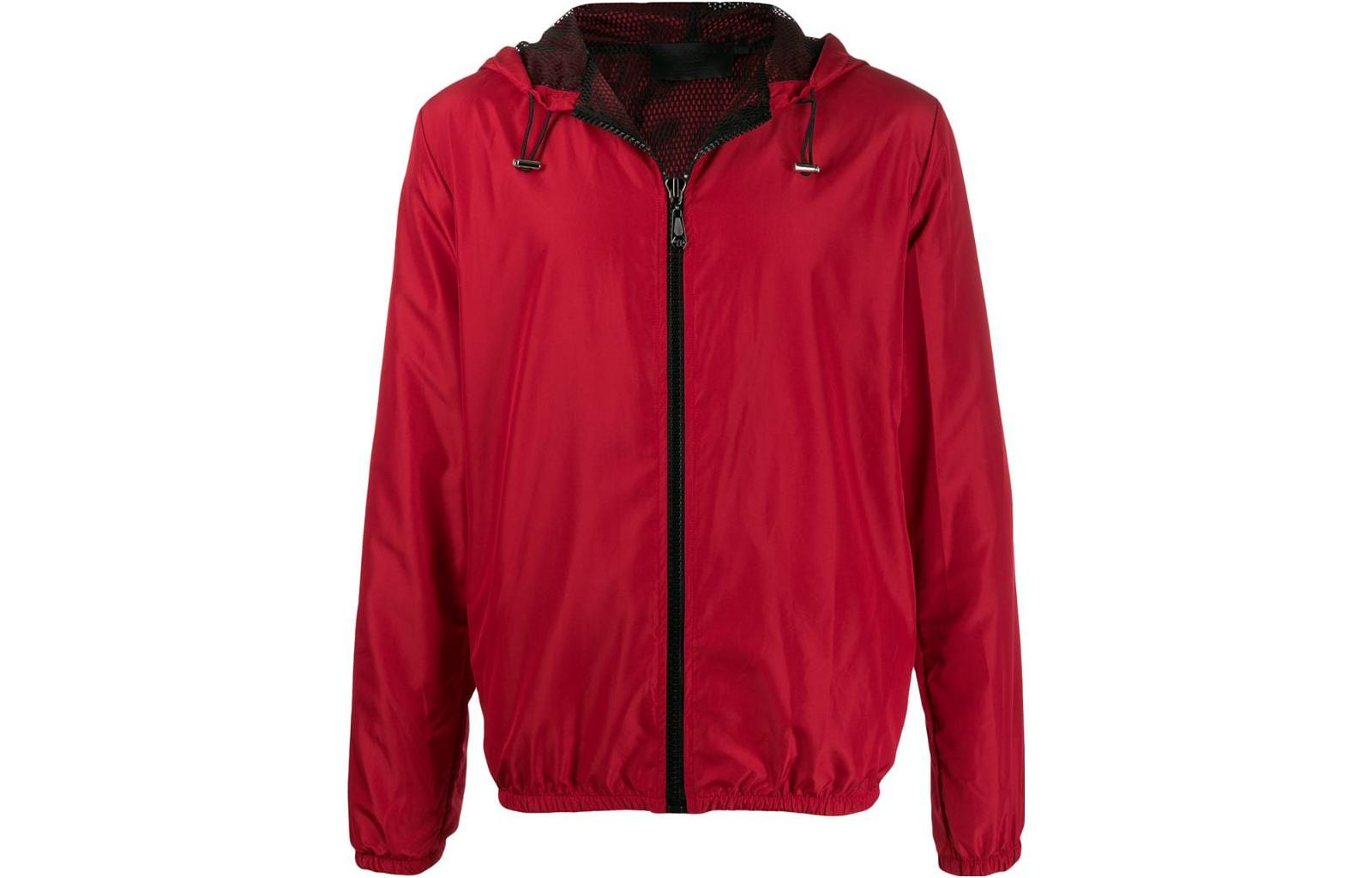 PHILIPP PLEIN Red Hoodie Jacket with Letter Print Design F19C-MRB1263-PNY002N-13