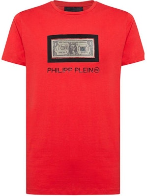 PHILIPP PLEIN 紅色logo圓領修身短袖T恤 S19C-MTK3030-PJY002N-13 Order PHILIPP PLEIN 紅色logo圓領修身短袖T恤 S19C-MTK3030-PJY002N-13