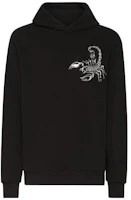 PHILIPP PLEIN Scorpion Print Hoodie Sweatshirt - Black AACC-MJB3132-PJO002N-0270 PHILIPP PLEIN Scorpion Print Hoodie Sweatshirt - Black AACC-MJB3132-PJO002N-0270