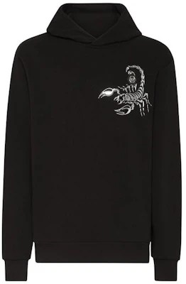 PHILIPP PLEIN Scorpion Print Hoodie Sweatshirt - Black AACC-MJB3132-PJO002N-0270 Buy PHILIPP PLEIN Scorpion Print Hoodie Sweatshirt - Black AACC-MJB3132-PJO002N-0270