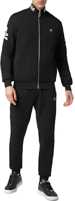 PHILIPP PLEIN 骷髅骨头黑色长袖拉链运动夹克 SADC-MJB3301-PJO002N-02 Lookbook PHILIPP PLEIN 骷髅骨头黑色长袖拉链运动夹克 SADC-MJB3301-PJO002N-02
