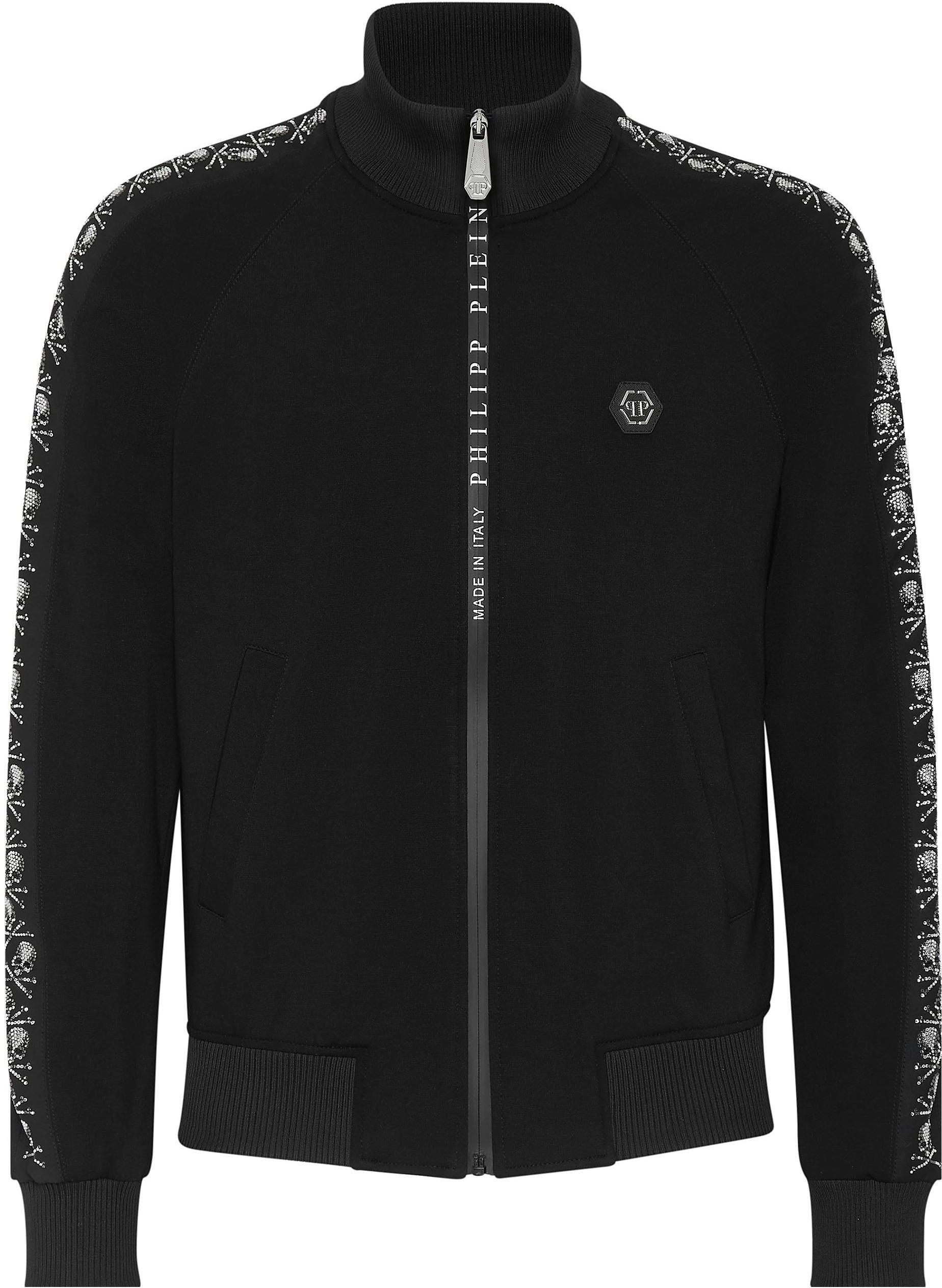 philipp-plein-skull-letter-print-zip-jacket-black-casual-style-sabc-mjb-2638-pte-003-n-02