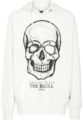 菲利普普莱因骷髅印花白色连帽长袖休闲卫衣 UABC-MJB2543-PJO002N-01 Buy 菲利普普莱因骷髅印花白色连帽长袖休闲卫衣 UABC-MJB2543-PJO002N-01