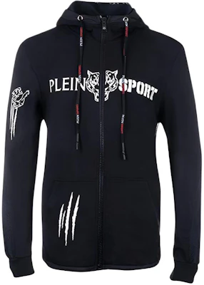 PHILIPP PLEIN Solid Color Letter Print Zip-Up Jacket SMJB0199 Buy PHILIPP PLEIN Solid Color Letter Print Zip-Up Jacket SMJB0199