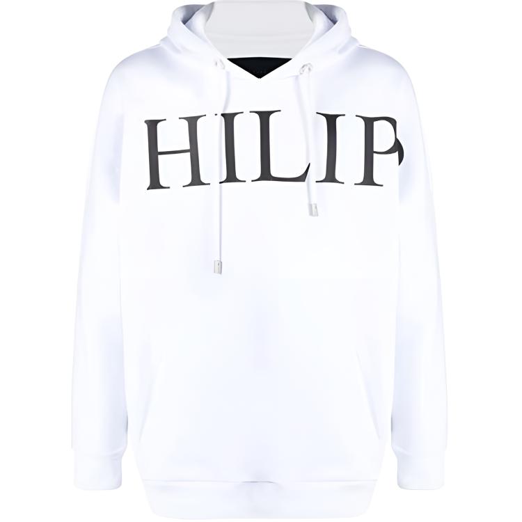 PHILIPP PLEIN SS21 Logo Hoodie White PAACMJB2444PJO002N-01