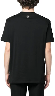 PHILIPP PLEIN SS23 Camiseta Negra Cuello Redondo con Estampado de Corazón. PACC-MTK6282-PJY002N-02 Shop PHILIPP PLEIN SS23 Camiseta Negra Cuello Redondo con Estampado de Corazón. PACC-MTK6282-PJY002N-02